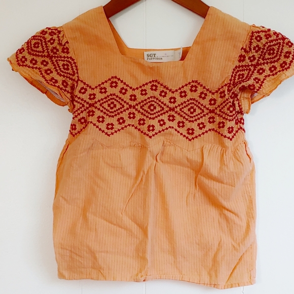 Sgt. Fletcher Girls Embroidered Top - Picture 4 of 11